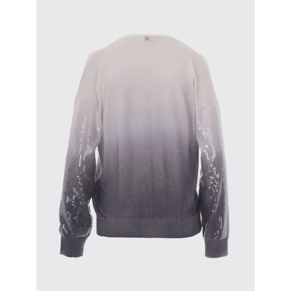 Liu Jo Women Liu Jo Relaxed Fit V-Neck Cardigan With Sequin Embroidery